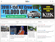 Tablet Screenshot of klix.ba